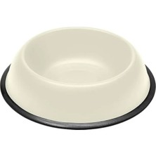 Ferplast Mira Kc 70 Bowl Çelik Mama Kabı - Beyaz (250 Ml)