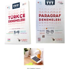 Paraf Yayınları Limit Tyt Türkçe + Paragraf  Denemeleri Set 2024- 2025 Yeni Basım(Priz Tutucu Hediye)