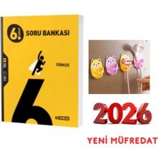Paraf Yayınları 6. Sınıf Hız Türkçe Soru Bankası 2026 (Fiş Tutucu Hediye)