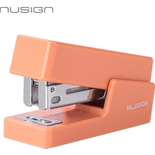 Nusign Nusıgn  Mini Zımba 20 Yaprak Kapasiteli 24/6-26/6 Uyumlu Pembe Ofis Zımbası