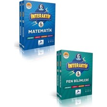 Paraf Yayınları Paraf 6. Sınıf Interaktif Matematik-Fen Bilimleri Etkinlikli Soru Bankası Seti 2 Kitap