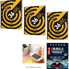 Paraf Yayınları 2026 Hız 8.sınıf Türkçe+Mat+Fen Bilimleri 36 Haftalık Denemeler+ Formula Paragraf Set Priz Tutuculu