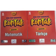 Paraf Yayınları Paraf  Lgs Kontak Matematik+Türkçe Takip Denemeleri Seti 2024