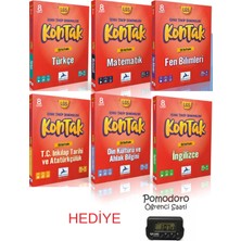 Paraf Yayınları 8.sınıf Kontak Türkçe-Matematik-Fen-Inkılap-Din-Ingilizce Set Kronometre Hediyeli