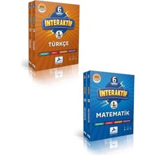 Paraf Yayınları Paraf 6. Sınıf Interaktif Türkçe -Matematik  Etkinlikli Soru Bankası Seti 2 Kitap