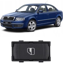 CME PARTS Skoda Superb Mk1 2002-2008 Uyumlu Ön & Arka Yolcu Kapısı Cam Açma Düğmesi Siyah 1 Adet 3B0959855B