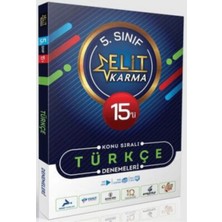 Paraf Yayınları Elit Karma 5. Sınıf Türkçe 15'li Branş Deneme