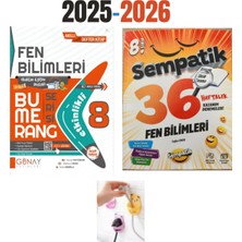 Paraf Yayınları Günay 8.sınıf Bumerang Fen +Ünlüler Karması Lgs Sempatik Fen 36 Haftalık Kazanım Denemeleri Set