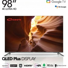 Conti CT98OG300U 98 4K QLED Plus UHD Google Tv