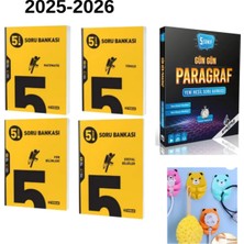 Paraf Yayınları 5. Sınıf Hız Matematik Türkçe Fen Sosyal Soru Seti + Strateji Gün Gün Paragraf Set Fiş Tutuculu