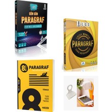 Paraf Yayınları 8.sınıf Sözel Mantık ve Paragraf+Hız Paragraf+Strateji Paragraf Set(Priz Tutuculu)