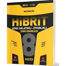 Paraf Yayınları 8. Sınıf  Hız Hibrit Matematik Soru Bankası 2024 Basım
