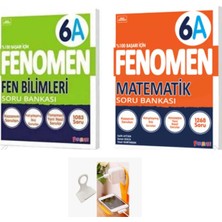 Paraf Yayınları 2026 6.sınıf Fenomen 6A Matematik - 6A Fen Soru Bankası (Priz Tutucu Hediye)