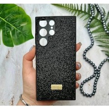 Miscase Samsung S26 Ultra Ile Uyumlu Ince Parlak Taşlı Premium Sw Telefon Kılıfı