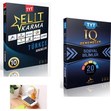 Paraf Yayınları Elit Karma Tyt Türkçe 10 Branş Deneme+  Tyt Iq Sosyal Bilimler 20 Branş Deneme(Priz TUTUCULU)2025