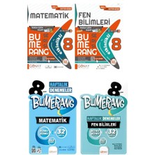Paraf Yayınları 8.sınıf Bumerang Matematik-Fen 32 Hafta Fen - Matematik 2025-2026