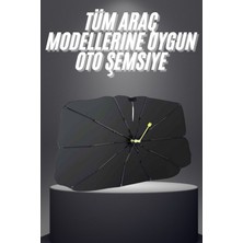 Yeni Nesil Tüm Araç Modellerine Uygun Oto Şemsiye Katlanabilir Uv Işınlarına Karşı - Lisinya