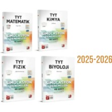 Paraf Yayınları 3D Yayınları Tyt 3D Biyoloji Fizik Kimya Matematik Simülasyon Denemeleri 2025 Fosforlu Kalem