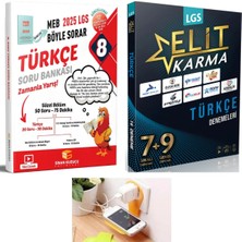 Paraf Yayınları 8.sınıf 2026 Kuzucu Türkçe Soru Bankası Elit Karma Lgs Türkçe Denemeleri Set(Priz Tutuculu)