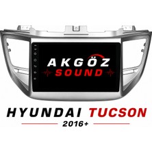 GÖZA-X Hyundaı Tucson 2016+ Multimedya Çerçevesi 9 Inç Soketleri Içinde