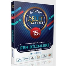 Paraf Yayınları Elit Karma 5. Sınıf Fen Bilimleri 15'li Branş Deneme