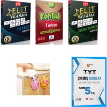 Paraf Yayınları Tyt Elit Karma Türk+Tyt Kontak Türk+Tyt Elit Karma Sosyal+Sonuç Çıkmış Sorular Fiş Tutucu Hediye