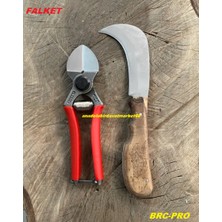 Falket Bağ Budama Makası Örs Budama Makası Brc Aşı Bıçağı Bağ Budama Çakısı 2li Set