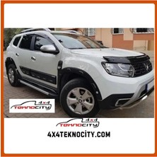 Teknocity Dacia Duster 2010 - 2018 Çamurluk Dodik Kaplama Seti Kabartmalı Oem Tip