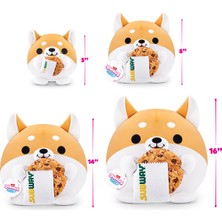 Snackles Aburcuburcu Peluş Oyuncak – 20 cm | Süper Yumuşak & Koleksiyonluk Corgi&subway (Cookie)