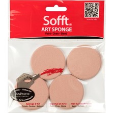 Panpastel Round Set (Sünger Çubuk Yuvarlak) 4 Parça