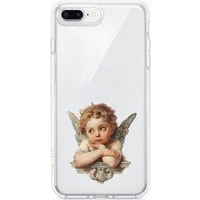 TechTree iPhone 7 Plus-8 Plus Uyumlu Cupid's Dream (Eros’un Rüyası) Baskılı Silikon Kılıf