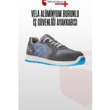 Selçuklu Plus Vela 94557-00L Gri Davullu Süet Deri Alüminyum Burunlu Esd Src S1 Iş Güvenliği Ayakkabısı