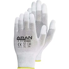Aran Safety E11 Verde Parmak Ucu Kaplı Pu Eldiven
