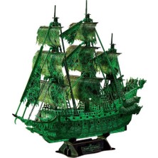 Bucuks Mey Ithalat® Uçan Hollandalı Gemisi 3D Puzzle Karanlıkta Parlayan
