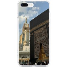 TechTree iPhone 7 Plus-8 Plus Uyumlu Manevi Huzur Kabe Kapısı Umre Baskılı Silikon Kılıf
