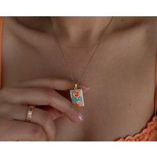 Bunny Moda Plaka Çelik Kolye