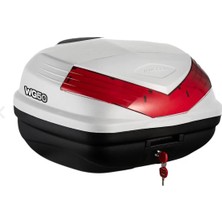 Wogen 50 Litre Premium Sırt Dayamalı Motosiklet Çantası - Beyaz - 1406 003