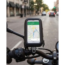 Ucuz Tekno Su Geçirmez Motosiklet Bisiklet Telefon Tutucu 360 Derece Döner Gidon Telefon Standı
