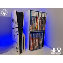 Modüler Oyun Konsolu Depolama Alanı, CD Stand Rafı, Ps5/ps4/xbox Uyumlu Oyun Kutusu (Cd) Organizer