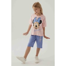 Dream Fashion Minnie Mouse Kız Çocuk Kapri Takım