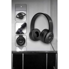 Nevamel® Kulak Üstü Tf Kart ve Aux Destekli Ergonomik Bluetooth Kulaklık