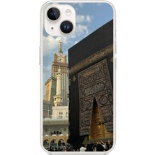 TechTree iPhone 13-14 Uyumlu Manevi Huzur Kabe Kapısı Umre Baskılı Silikon Kılıf