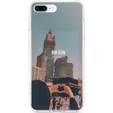 TechTree iPhone 7 Plus-8 Plus Uyumlu Kabe Sevdası Baskılı Silikon Kılıf