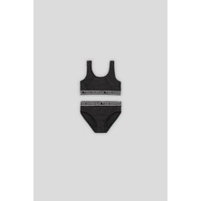 Tyess Bg Store Kız Çocuk Siyah Bikini
