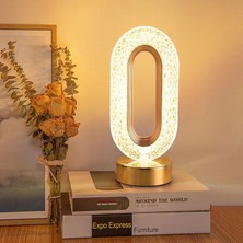 Çeşithane Kristal LED Masa Lambası Modern Minimalist Dekoratif Gece Lambası