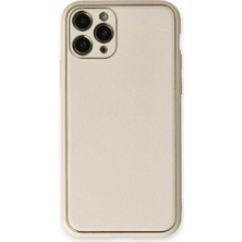 Newface Cosmotex New Iphone 11 Pro Max Kılıf Coco Deri Silikon Kapak - Beyaz