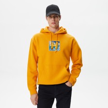 Huf Tresspass Pullover Erkek Turuncu Hoodie