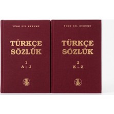 Türk Dil Kurumu Türkçe Sözlük 2 Cilt Takım (A-J / K-Z) | Tdk Orijinal Büyük Sözlük Seti