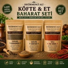 Değirmenci Ali 3’lü Baharat Seti 1000 gr x 3 (3000 Gr) Çekilmiş Karabiber Kimyon Tatlı Toz Biber