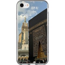 TechTree iPhone 6 - 6s Uyumlu Manevi Huzur Kabe Kapısı Umre Baskılı Silikon Kılıf